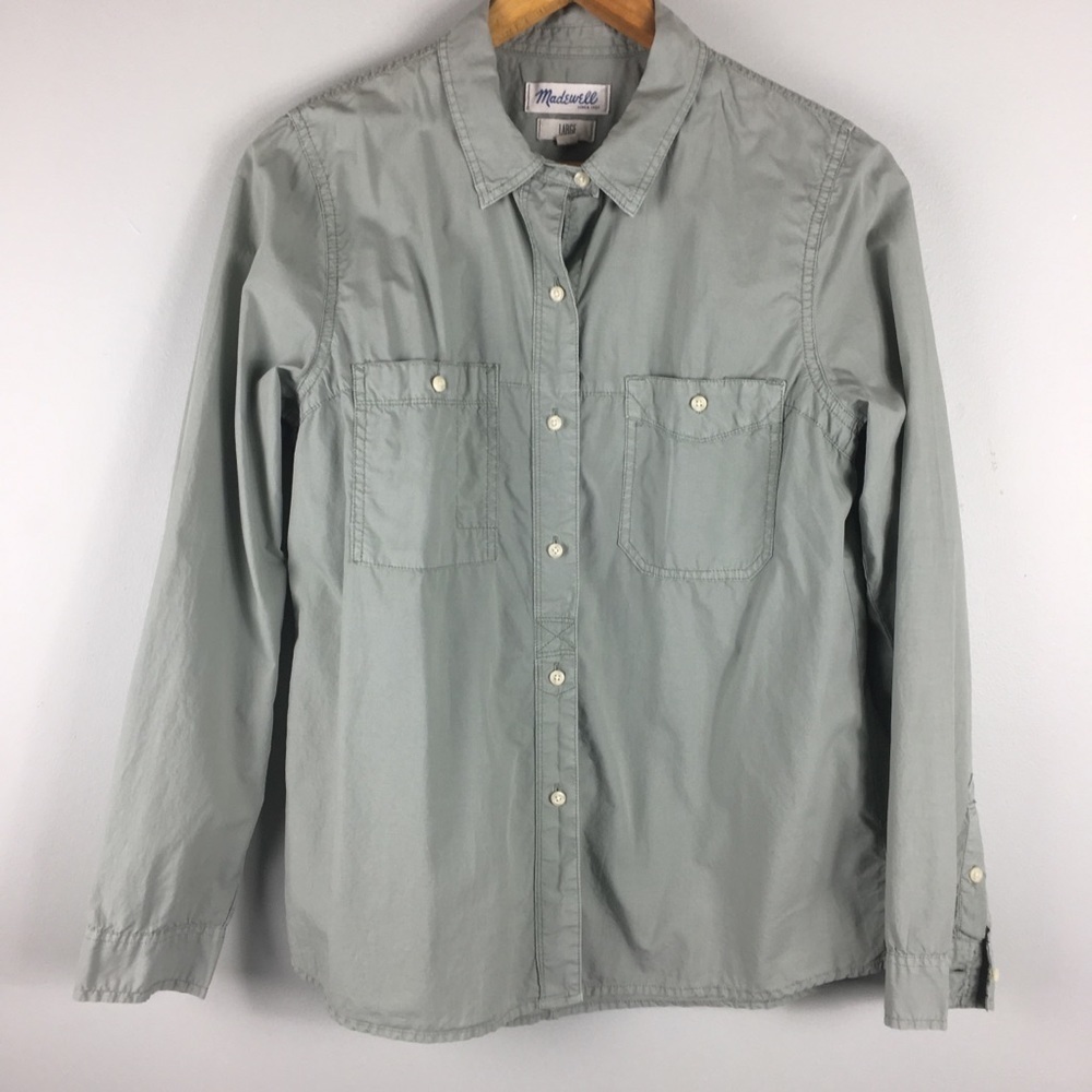 Madewell‎ button down top size large